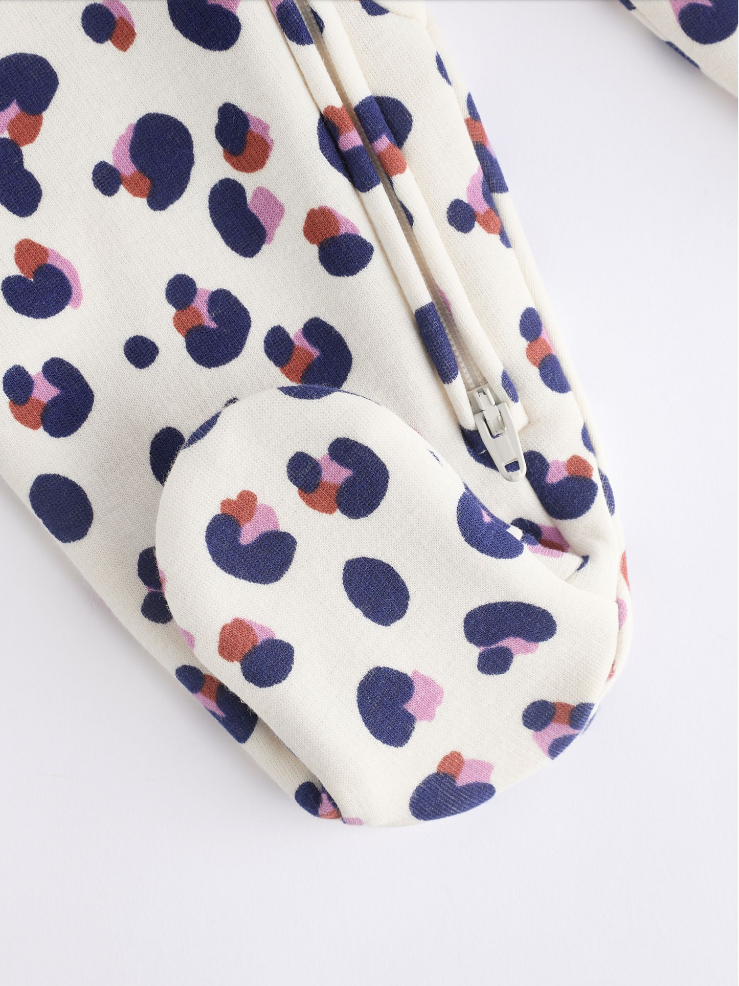 Next 2 Way Zip Fleece Lined Sleepsuit