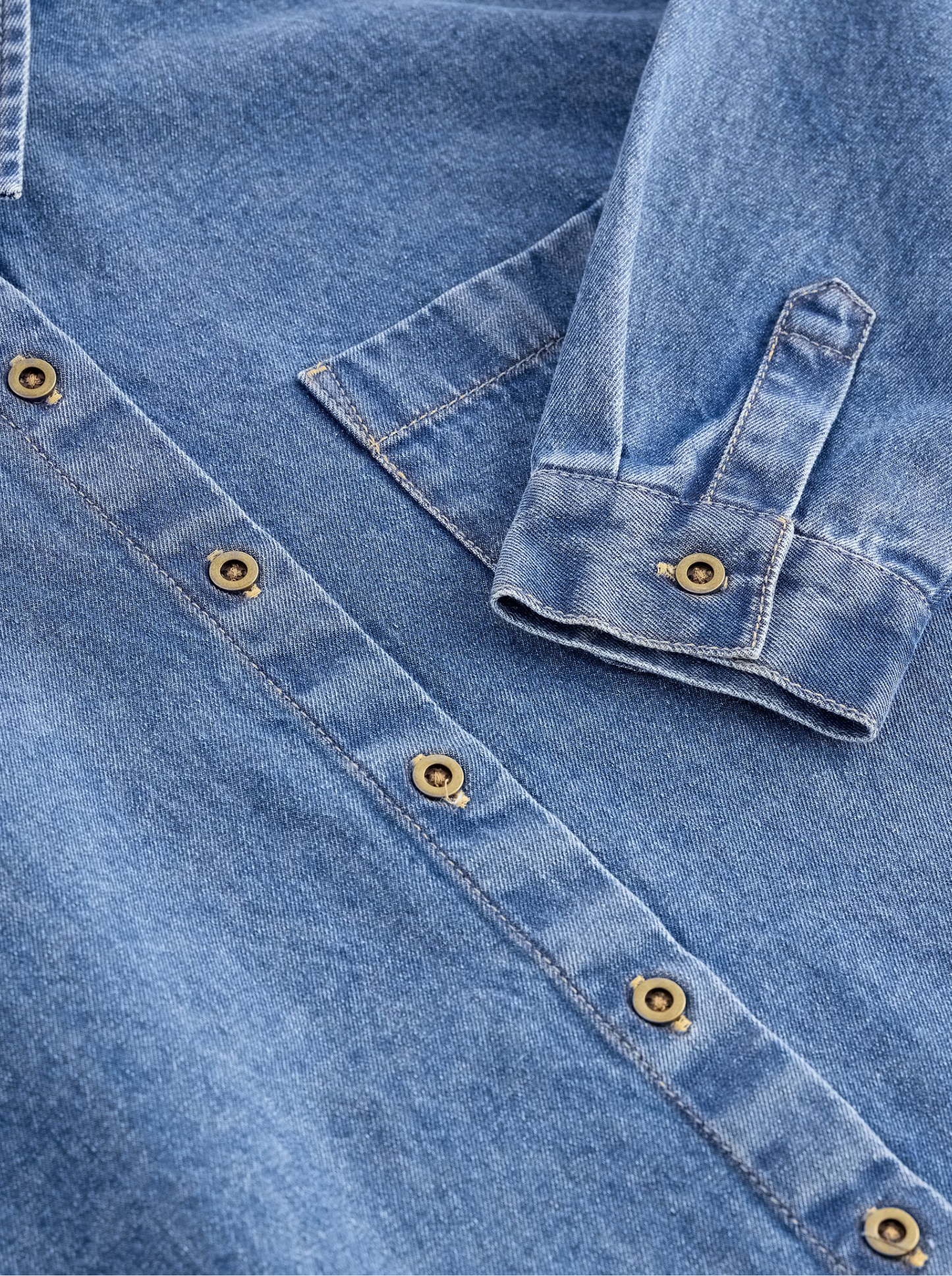 Next Oversized Denim Shirt & Flare Pants