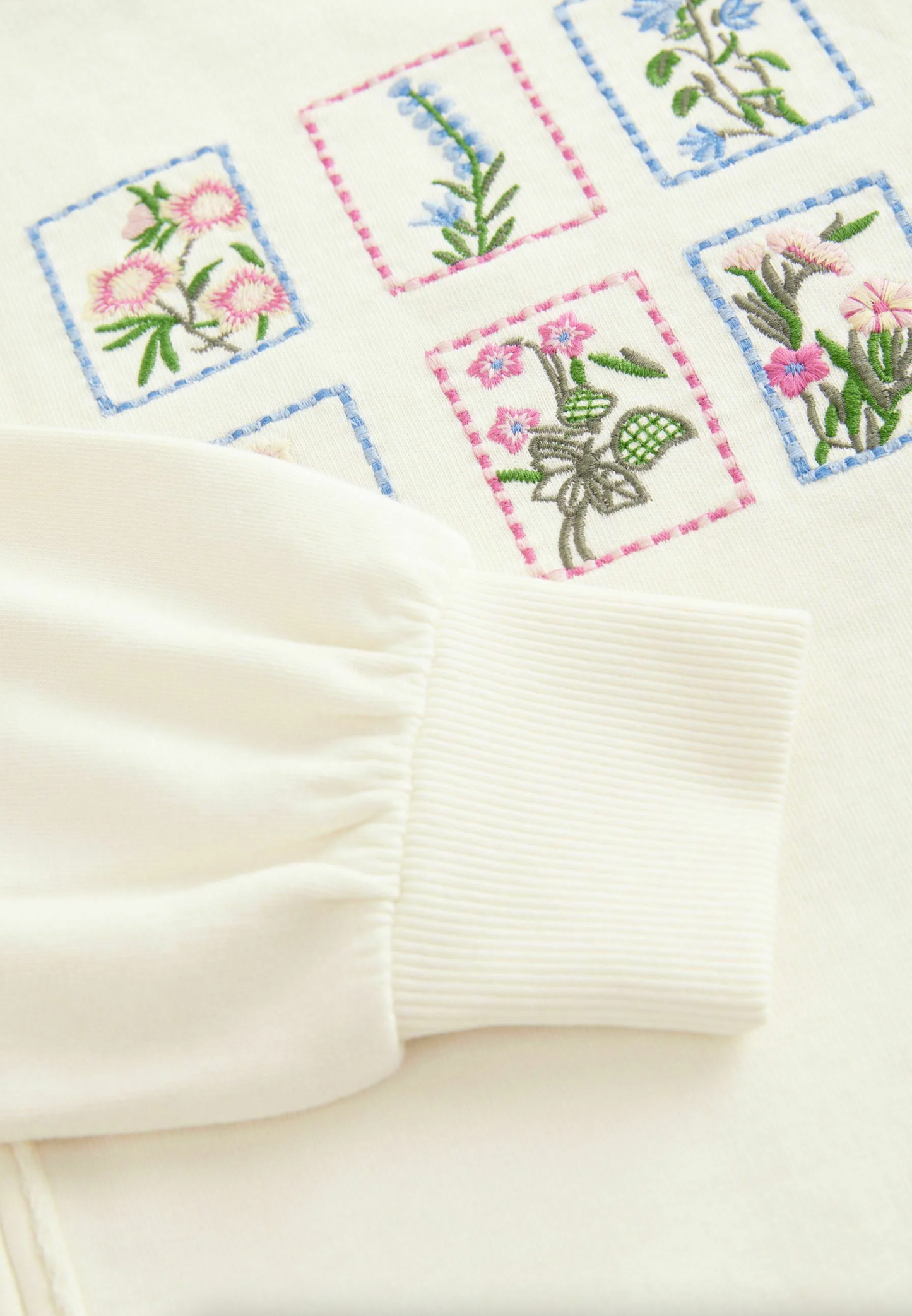 Next Floral Embroidered Oversized Sweatshirt