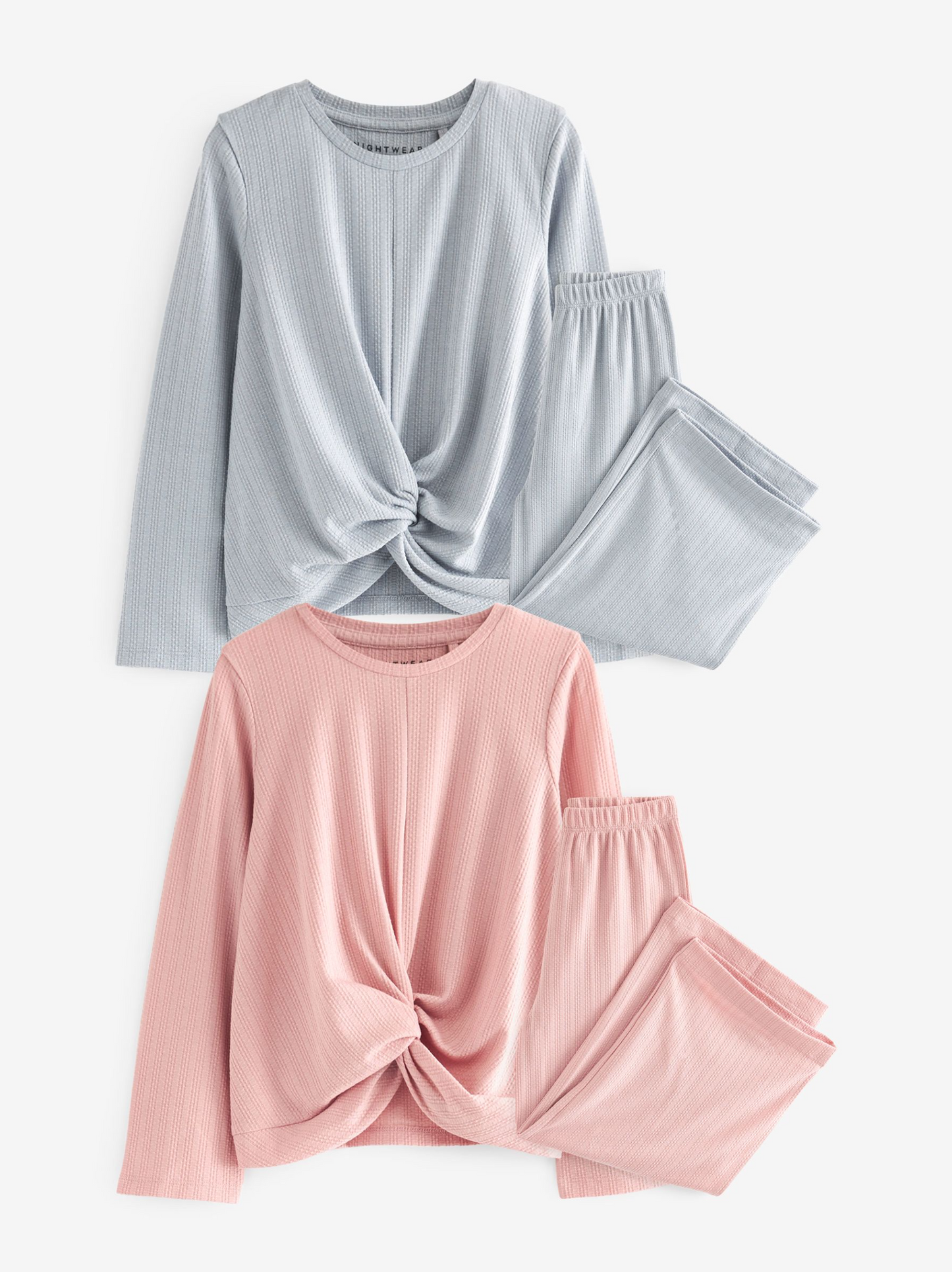 Next 2 Pack Twist Front Pyjamas