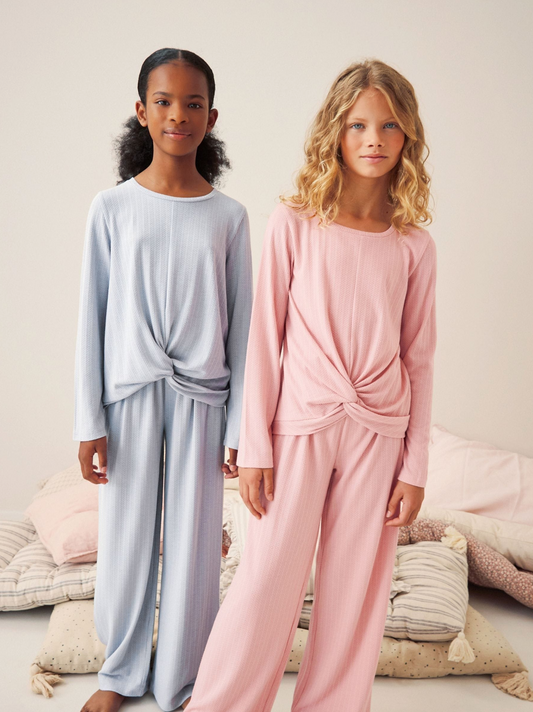 Next 2 Pack Twist Front Pyjamas