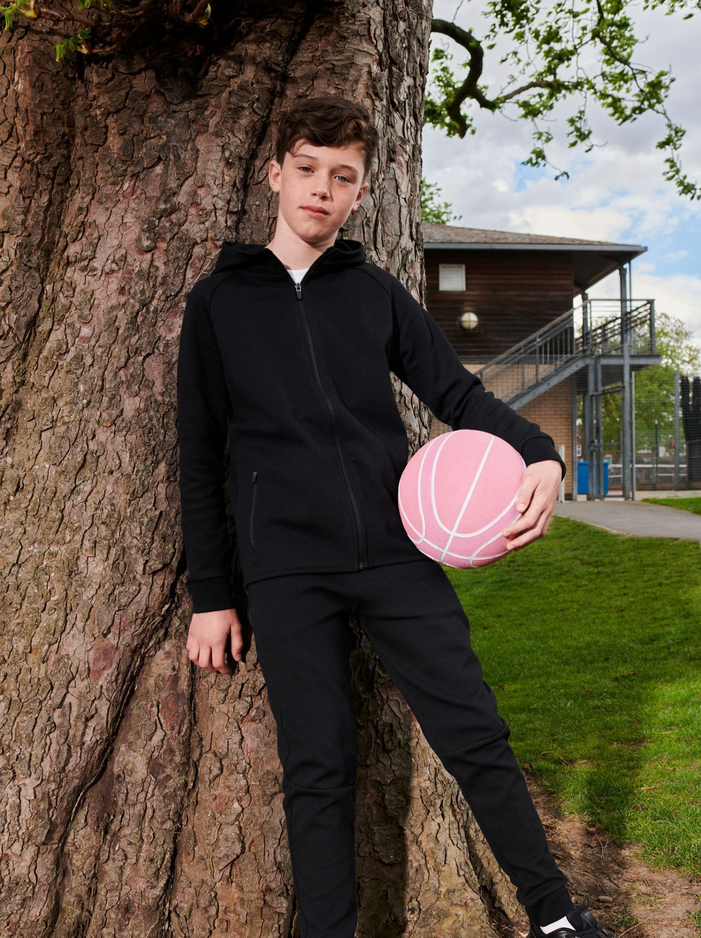 Next Black Tech Hoodie & Jogger Set