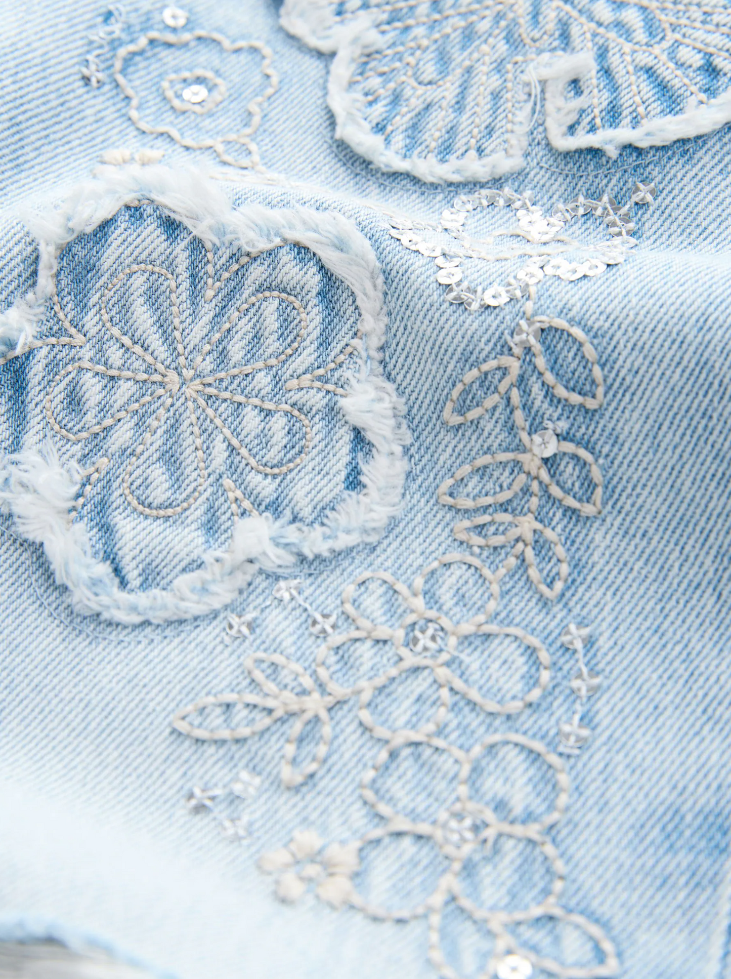 Next Butterfly Embellished Flare Jeans