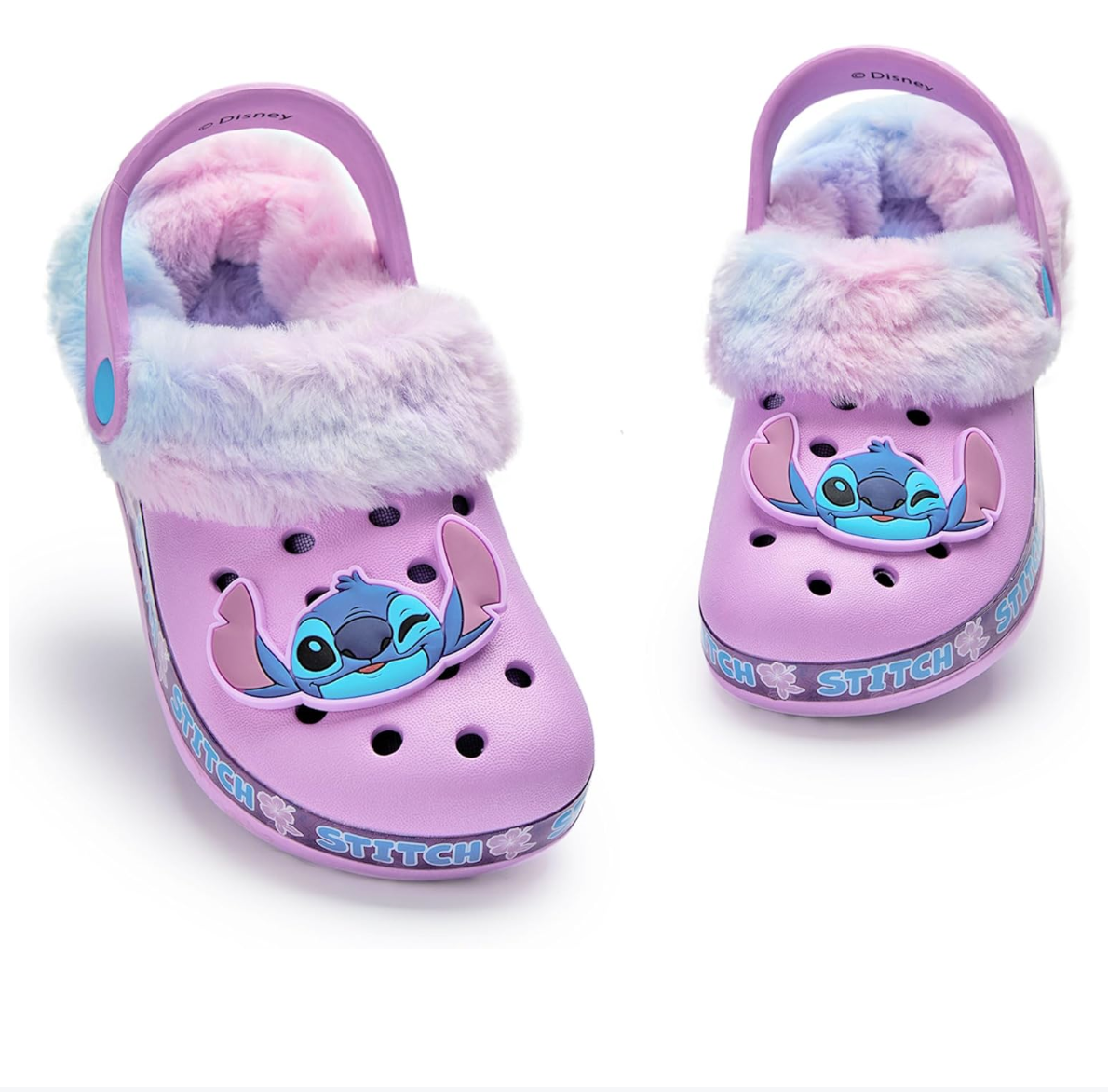 Stitch Purple Clogs