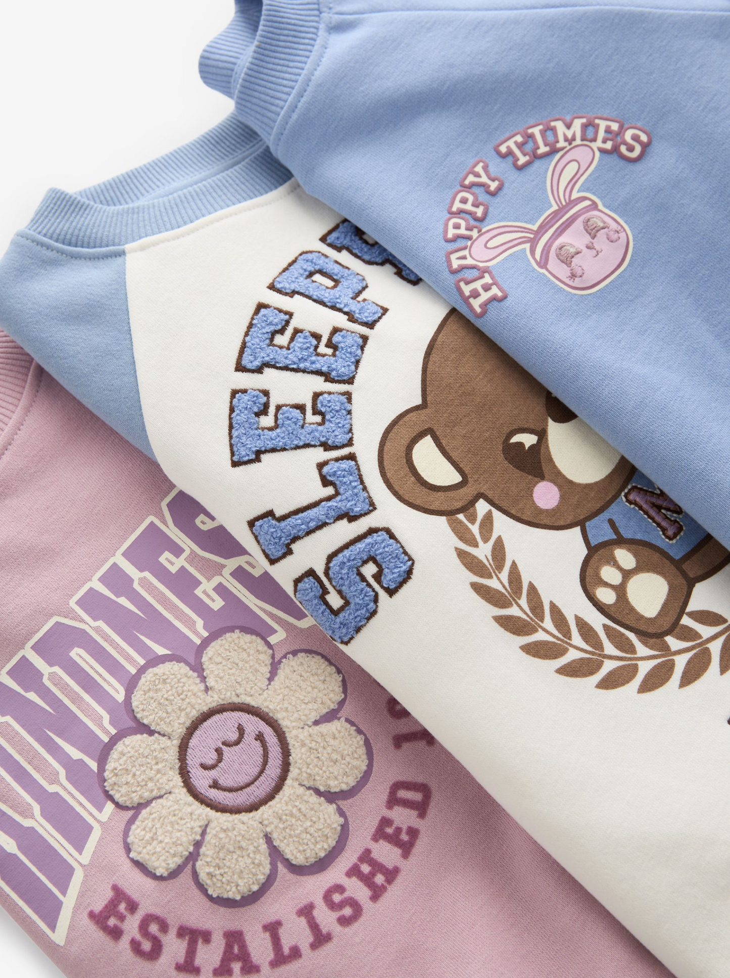 Next 3 Pack Sleepy Bear Legging Pyjamas