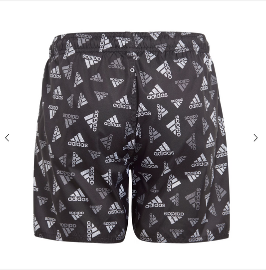 Adidas Black Logo Swim Shorts