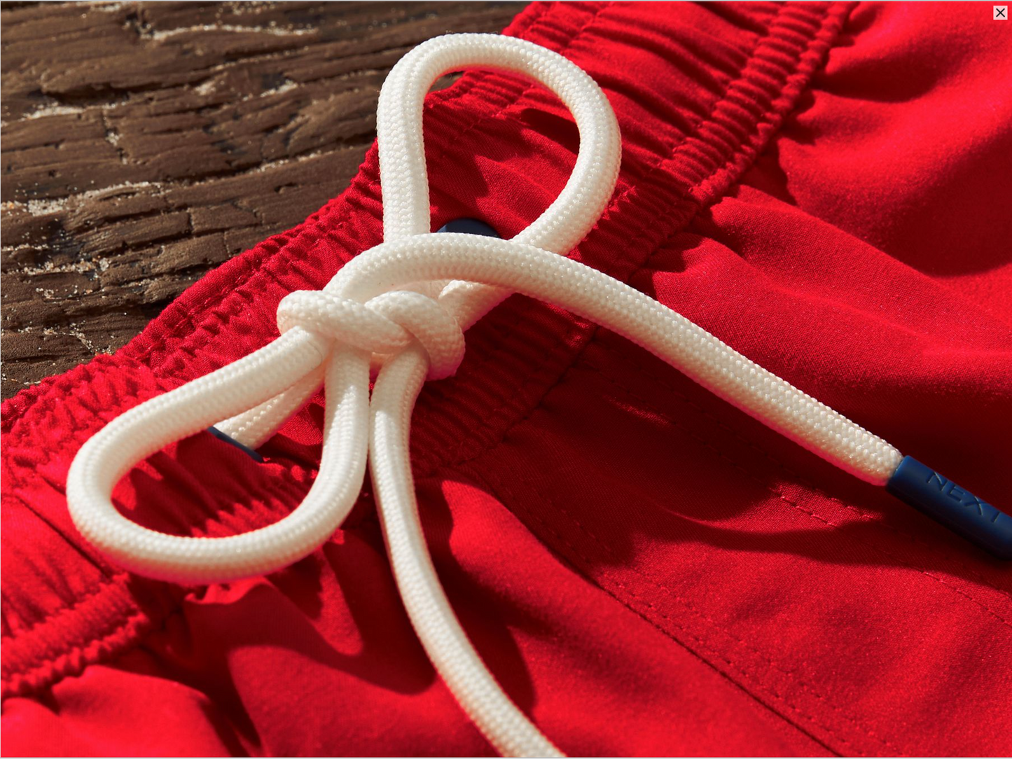Next Red Men Swim Shorts