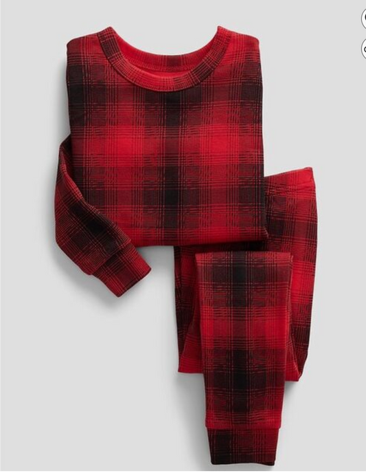 Baby Gap Plaid PJ Set