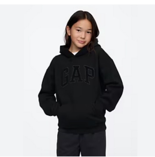 Gap Black Logo Hoodie