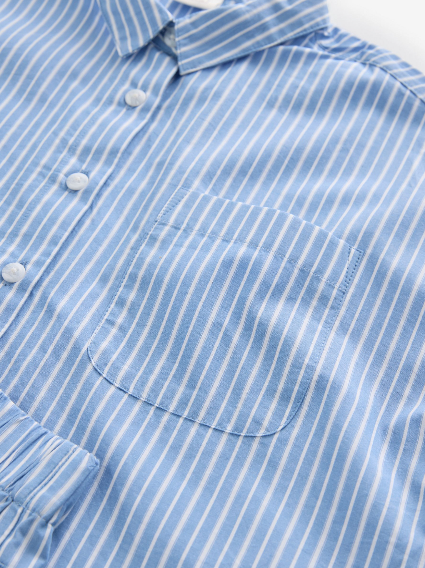Next Striped Shirt & Wide Leg Trousers Set