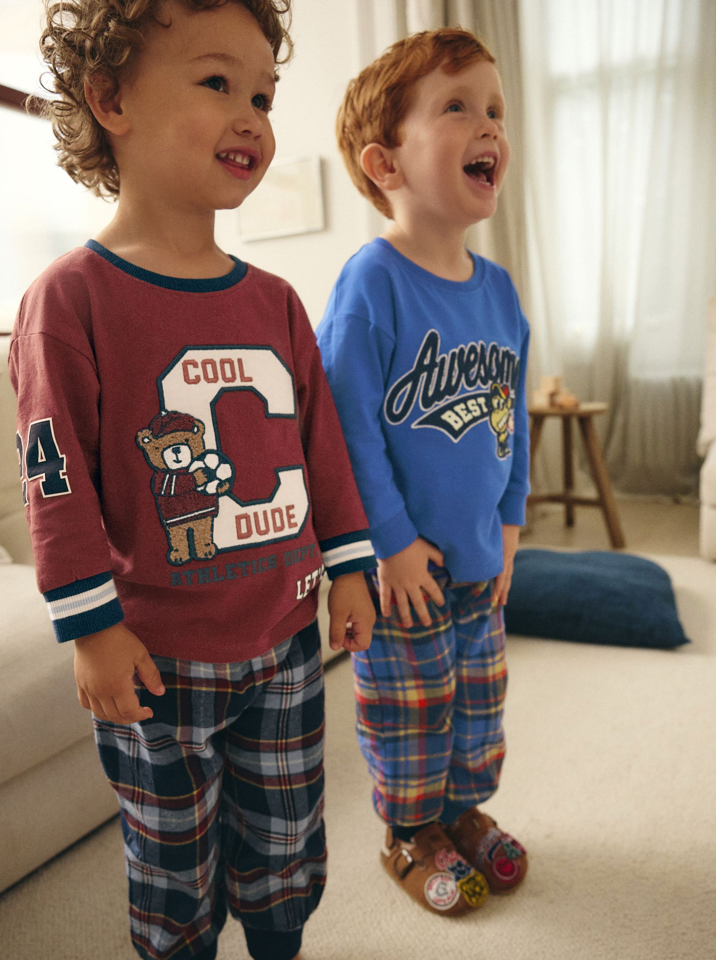 Next 2 Pack Woven Check PJ Sets