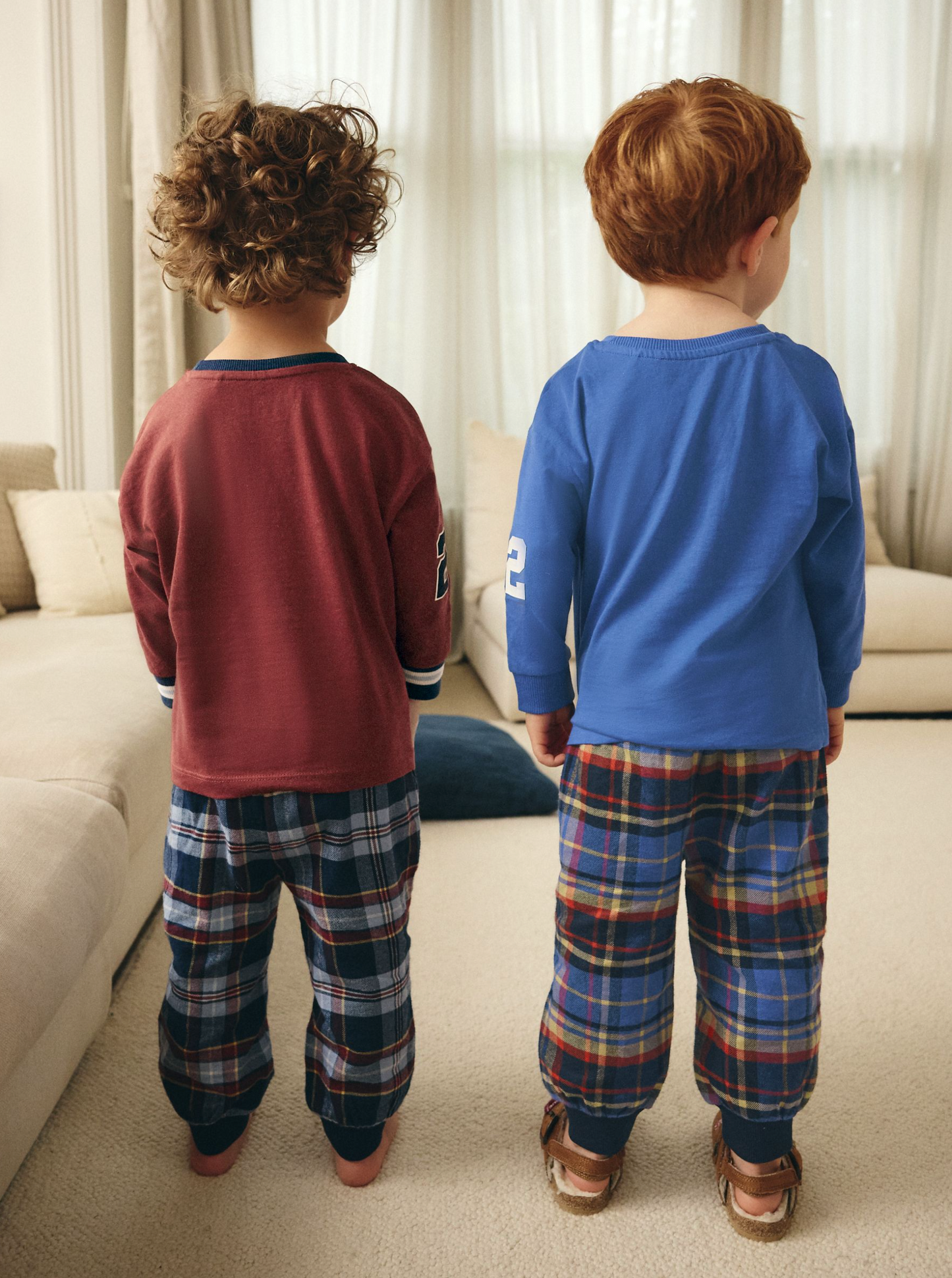 Next 2 Pack Woven Check PJ Sets