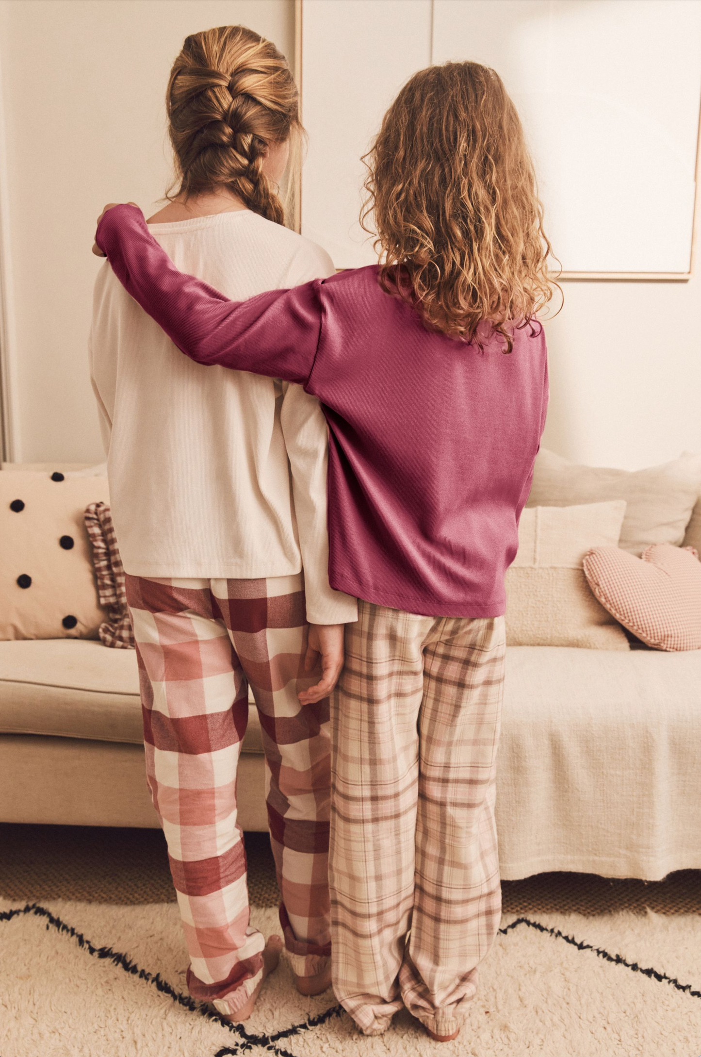 Next 2 Pack Woven Check PJ Sets