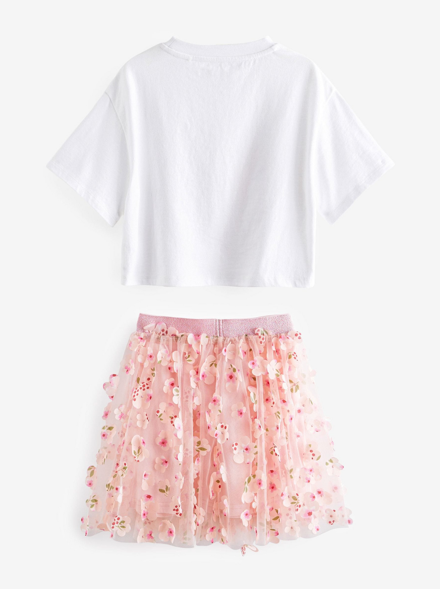 Next Floral Tulle Shirt & T-Shirt Set