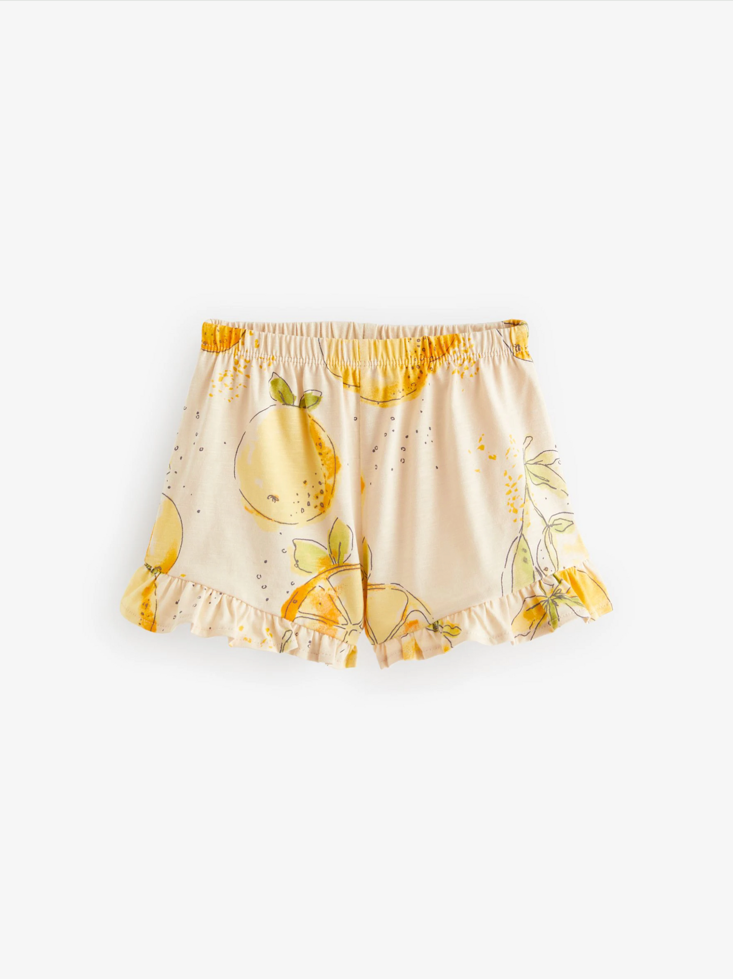 4 Pack T-Shirts & Cotton Shorts Citrus Sets