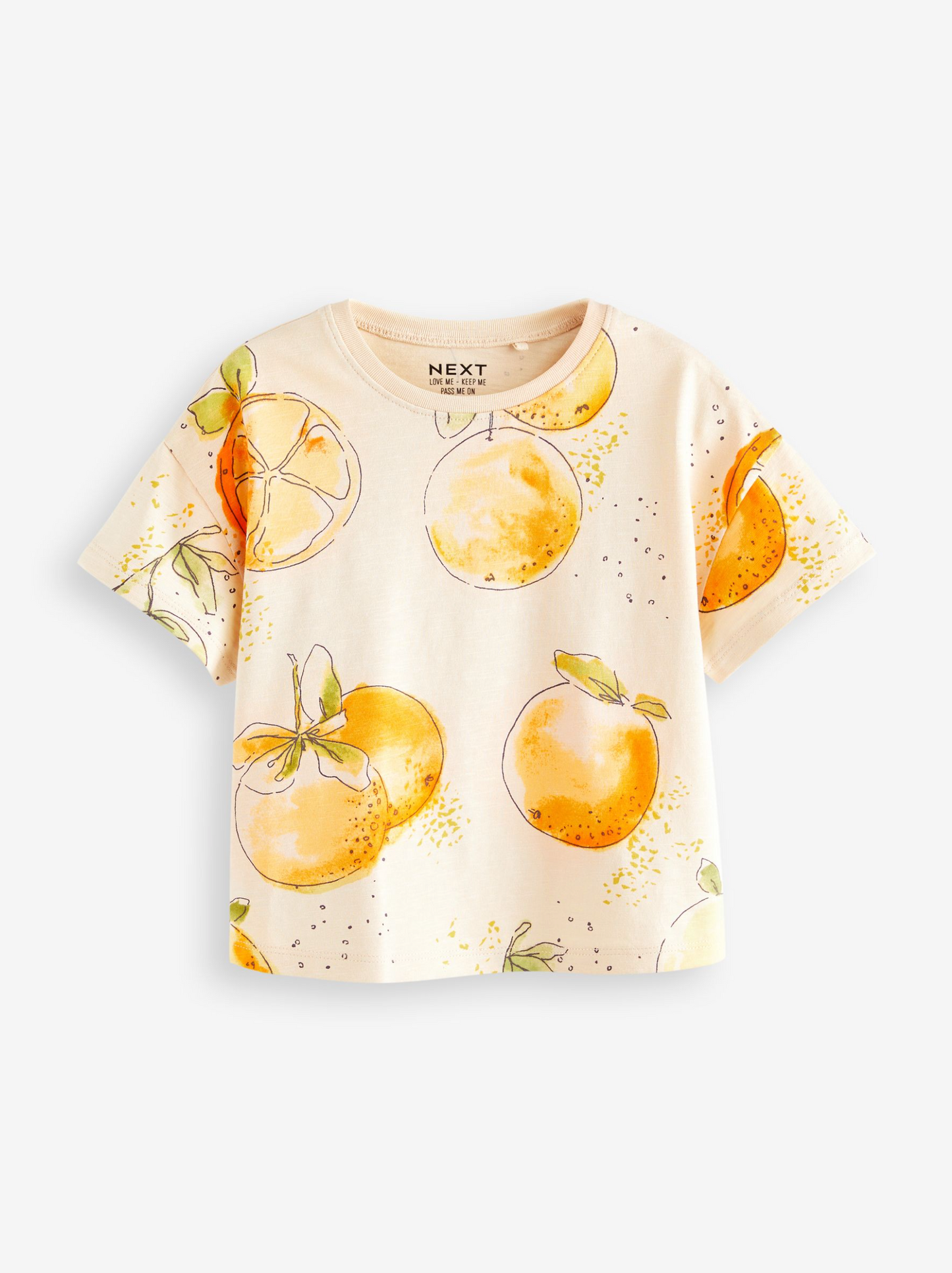 4 Pack T-Shirts & Cotton Shorts Citrus Sets