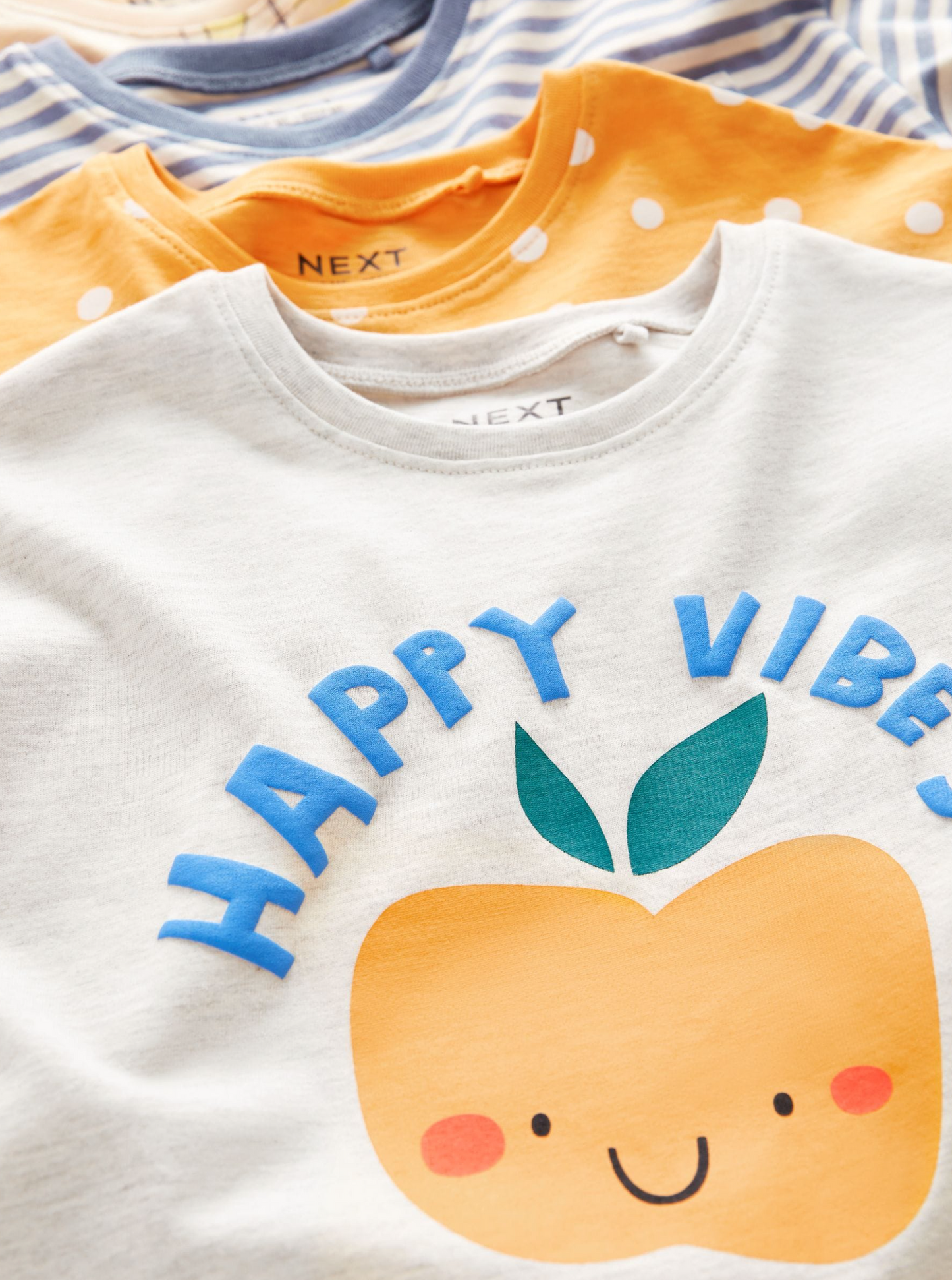 4 Pack T-Shirts & Cotton Shorts Citrus Sets