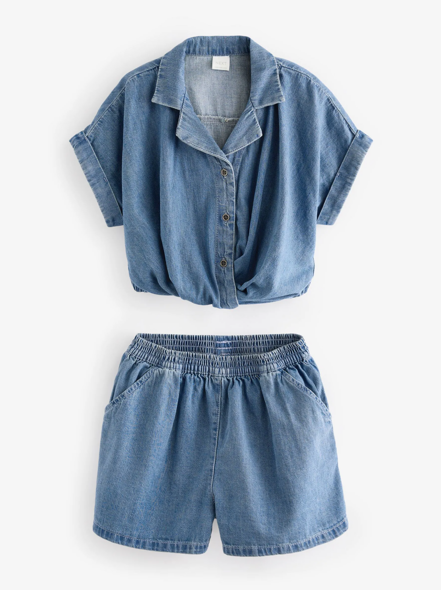 Next Twist Front Co-Ord Denim Set