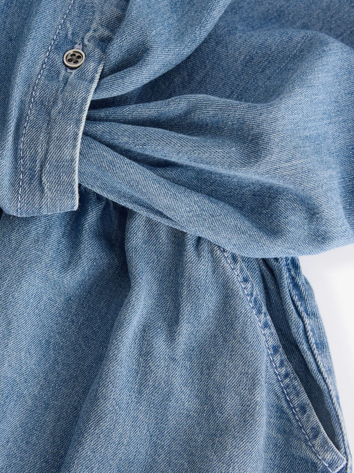 Next Twist Front Co-Ord Denim Set