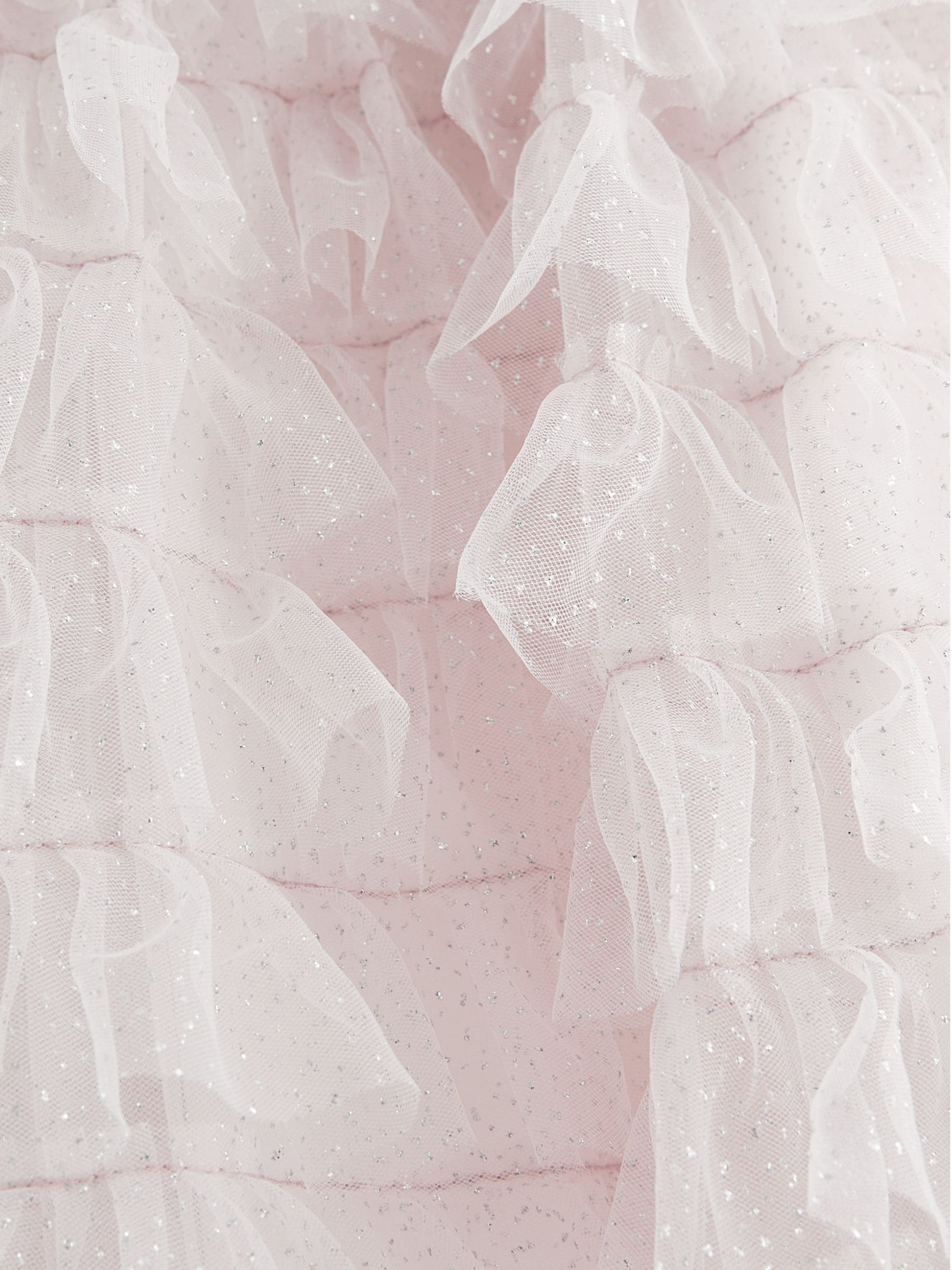 Sparkle Ruffle Mesh Dress