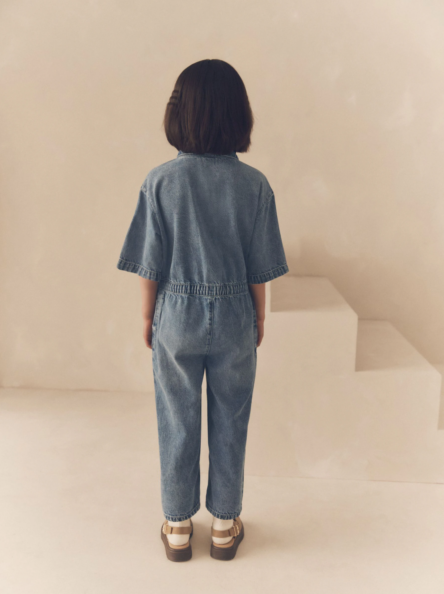 Next Denim Zip Jumpsuit