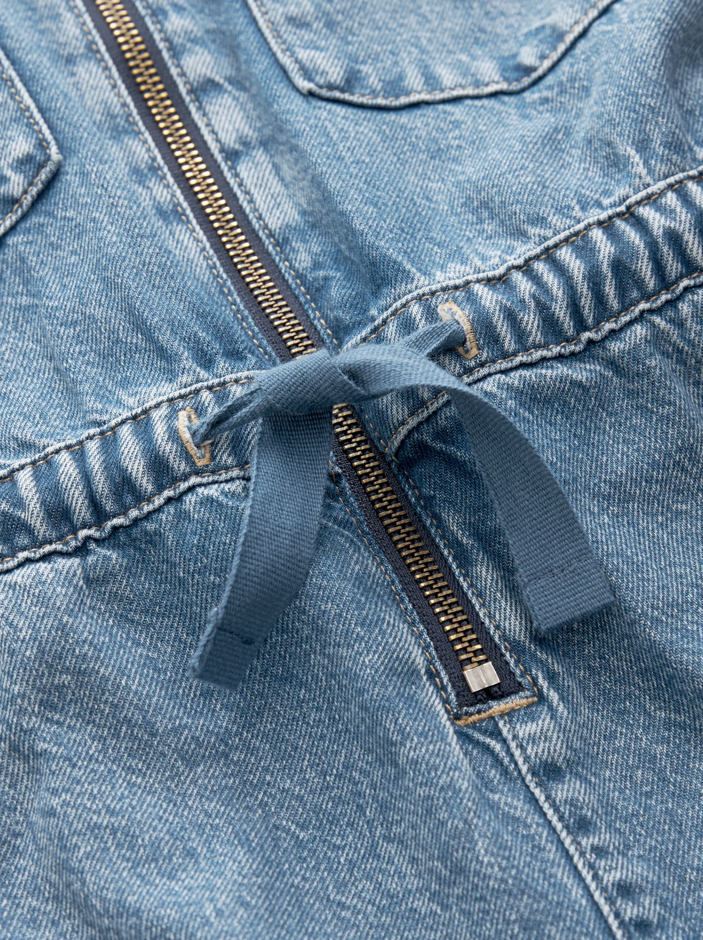 Next Denim Zip Jumpsuit