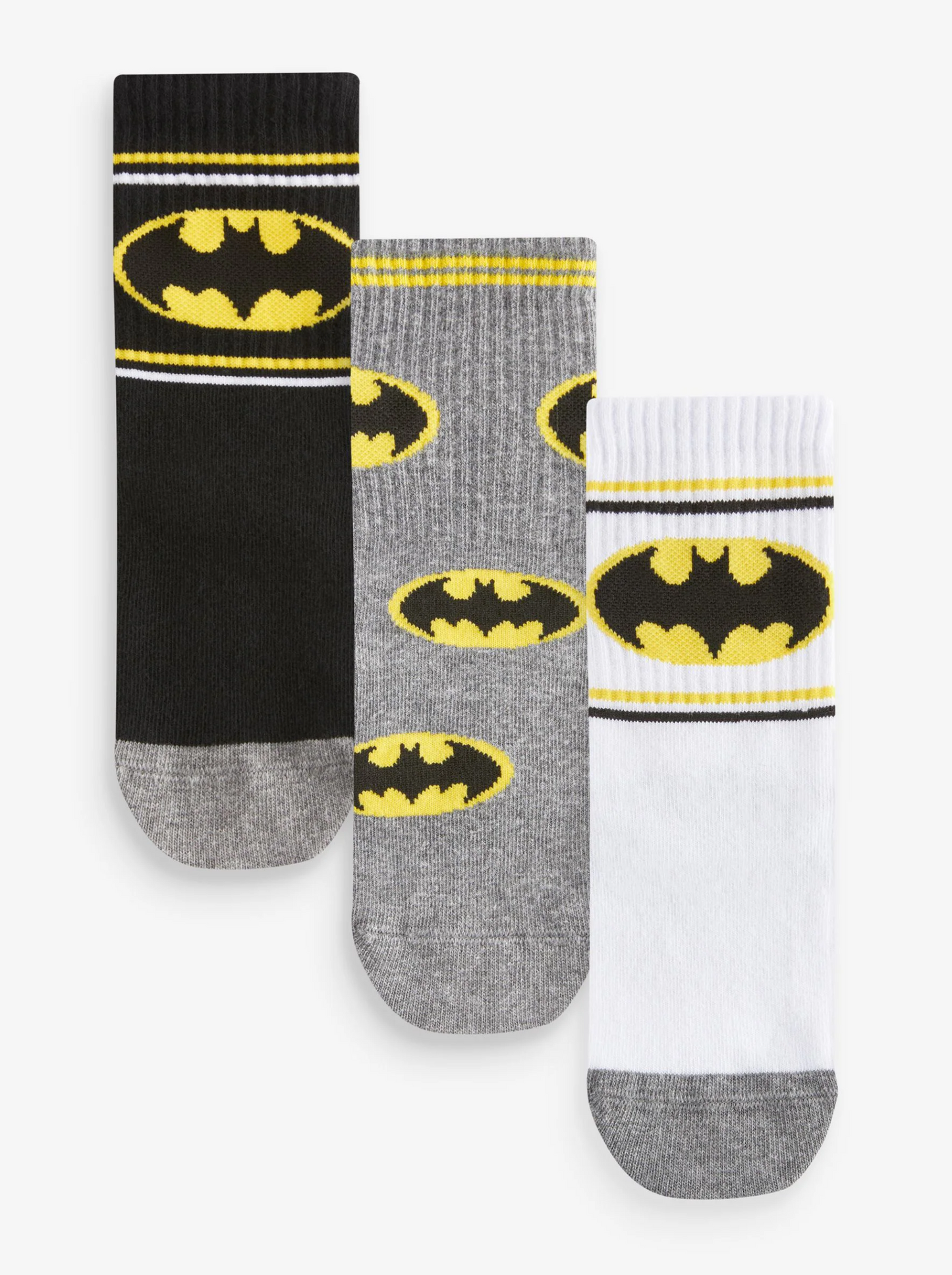 Next 3 Pack Batman Licensed Cotton Rich Socks