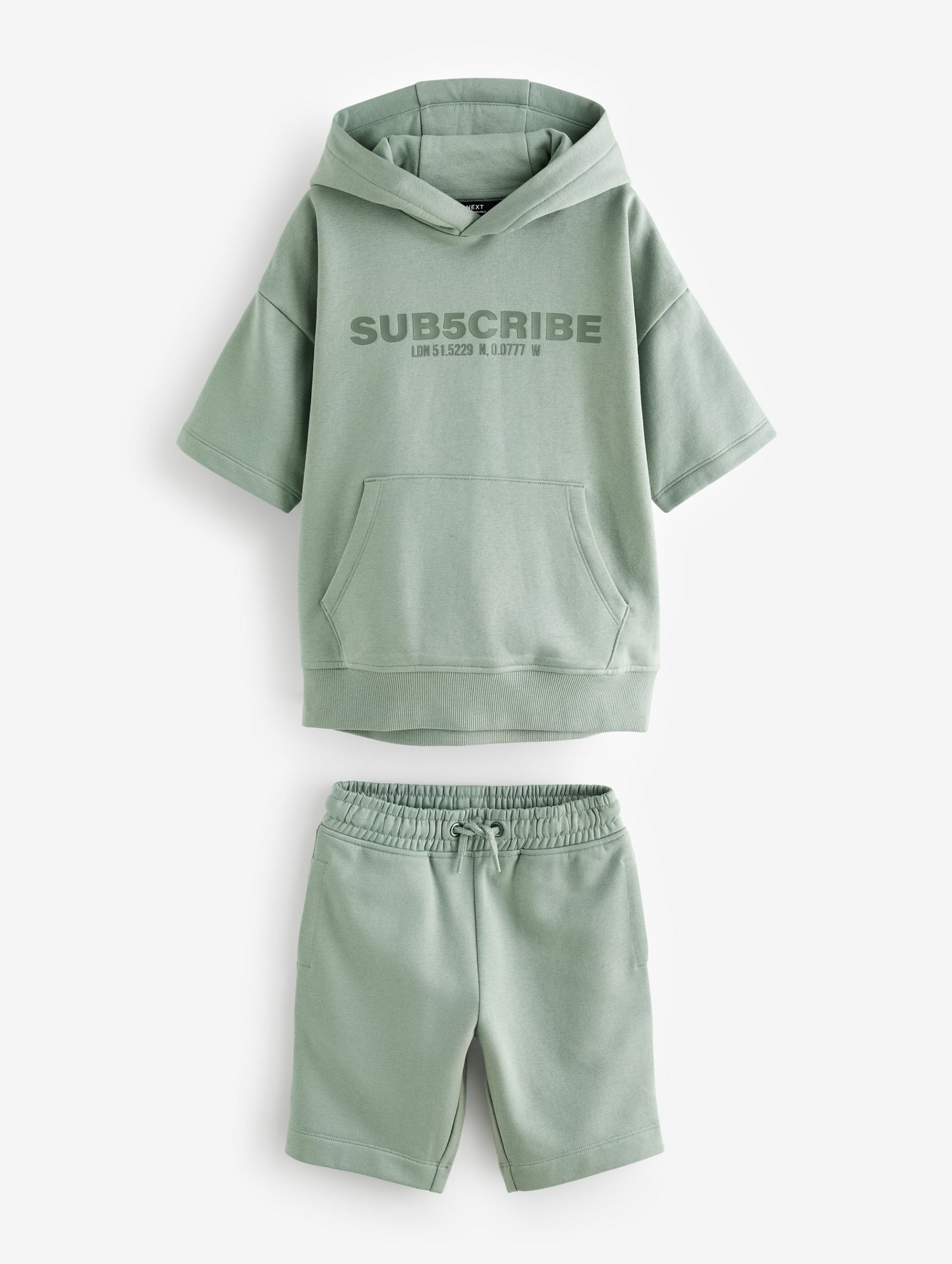 Next Short Sleeve Hoodie & Shorts Set