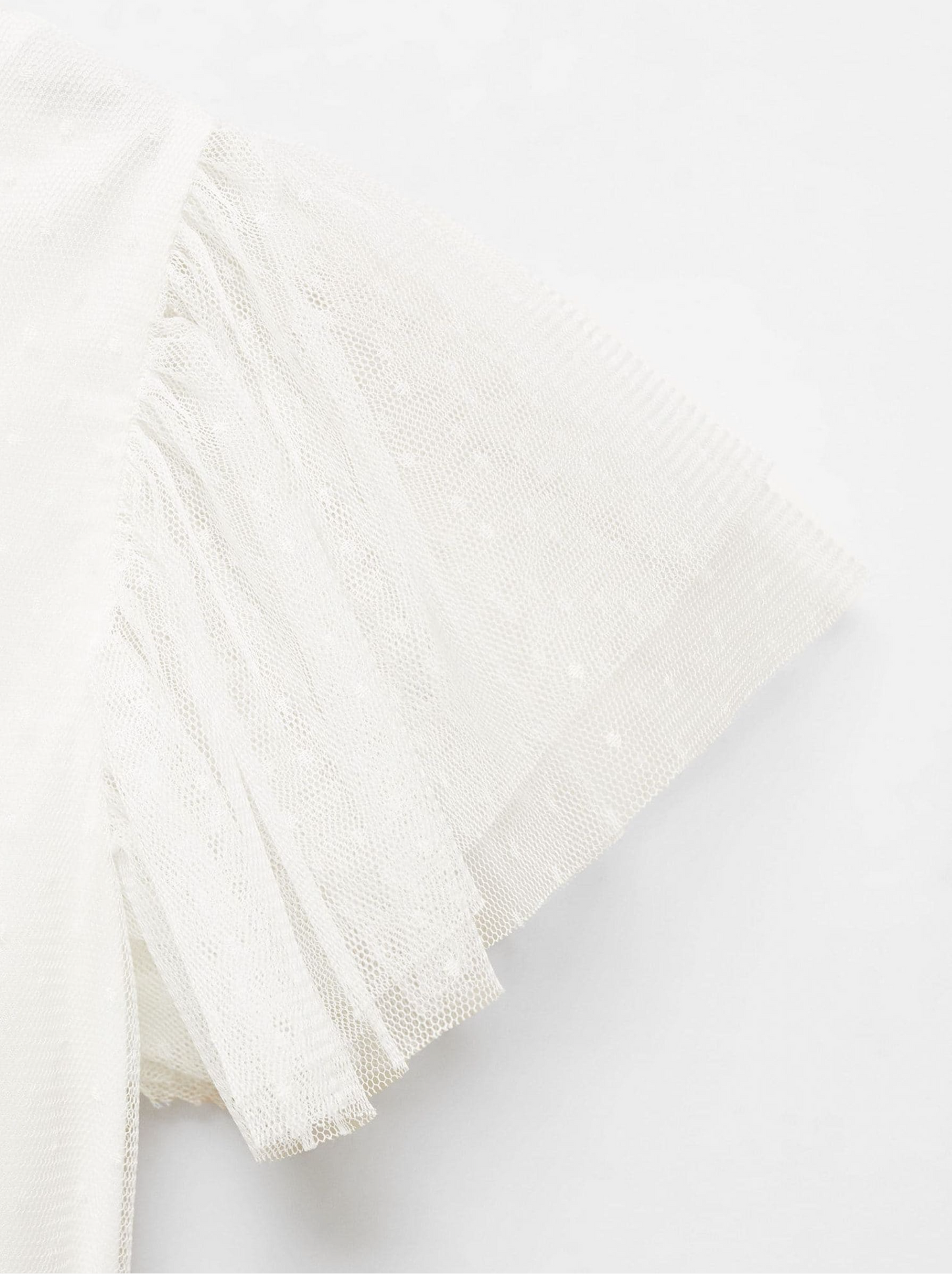 Mango Ruffled Tulle Dress