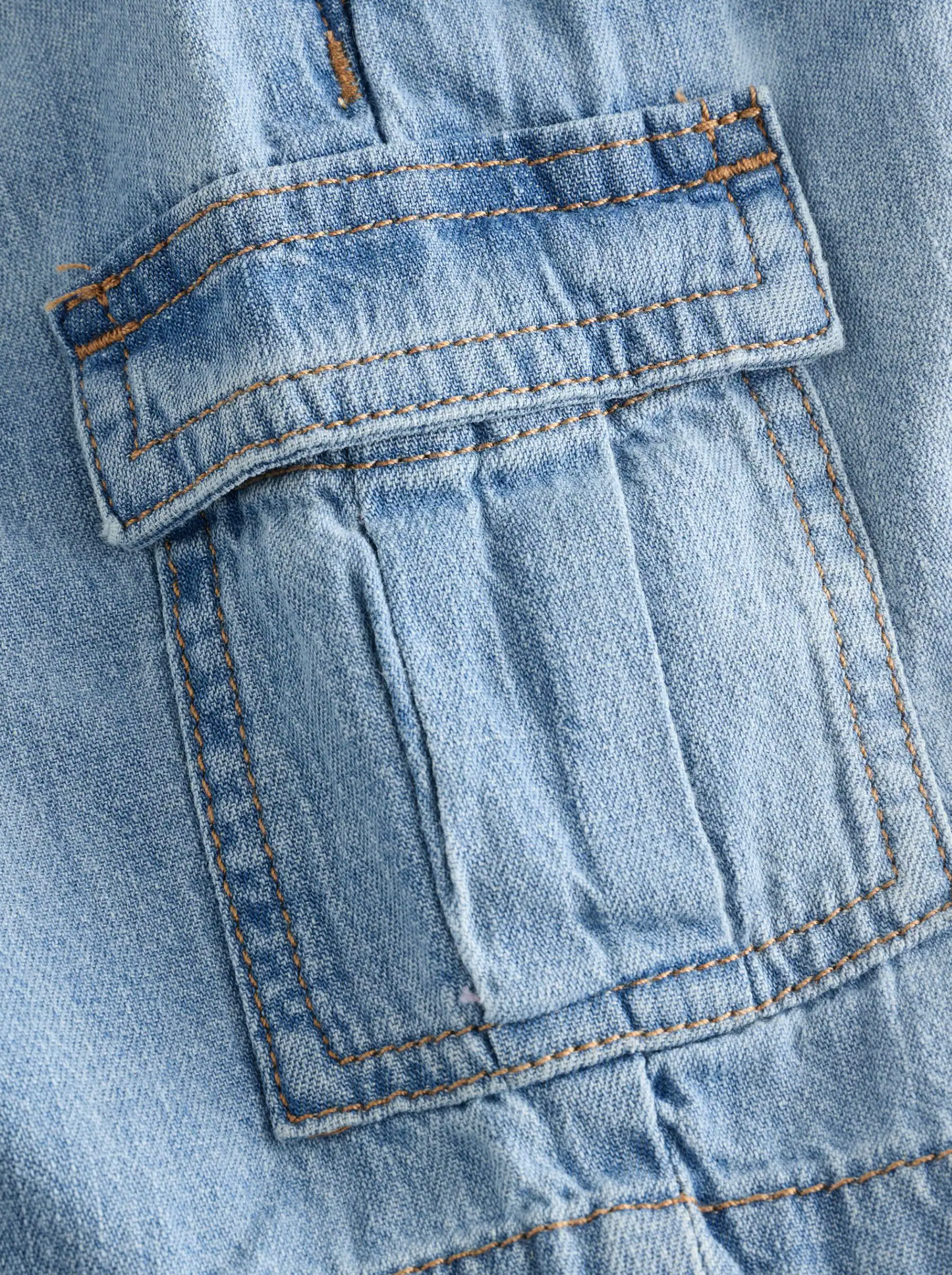 Next Denim Linen Cargo Shorts