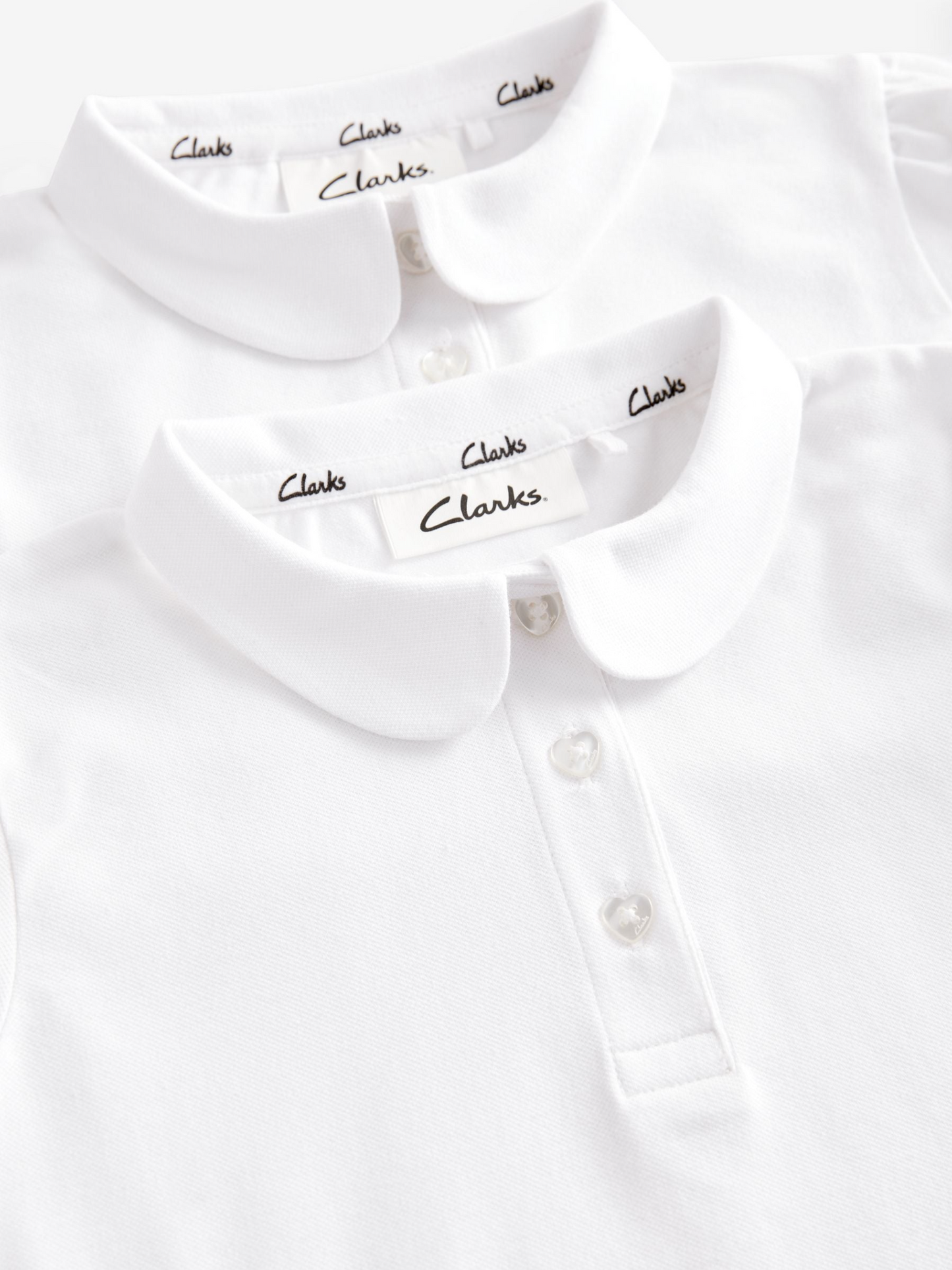 Clark 2 Pack Long Sleeve Polo Shirts
