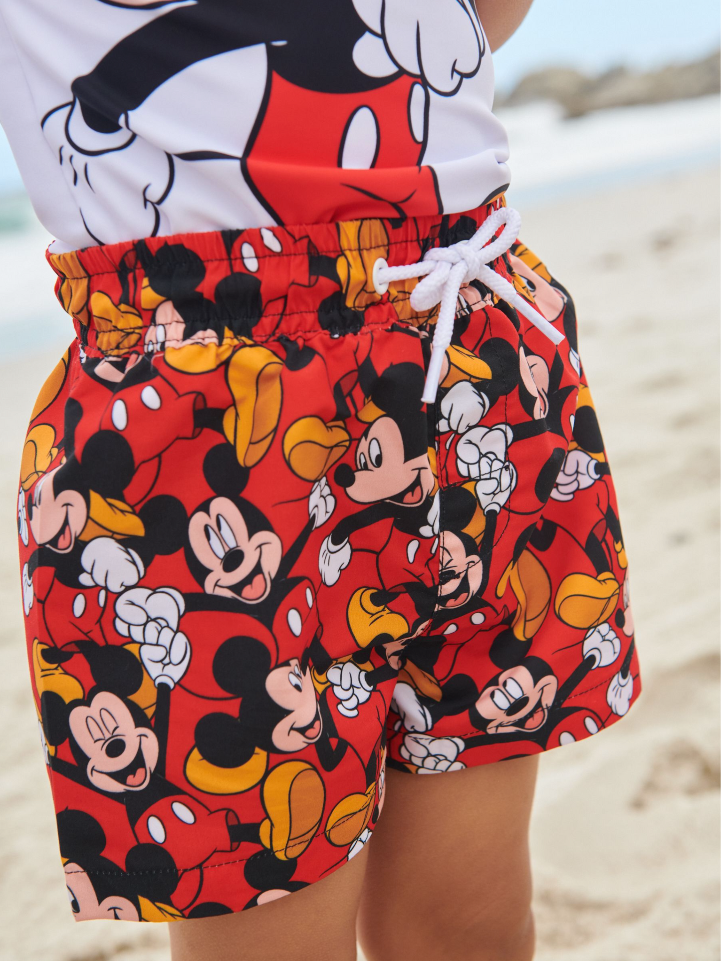 Next*Mickey 2 Piece Sunsafe Top & Shorts Swim Set