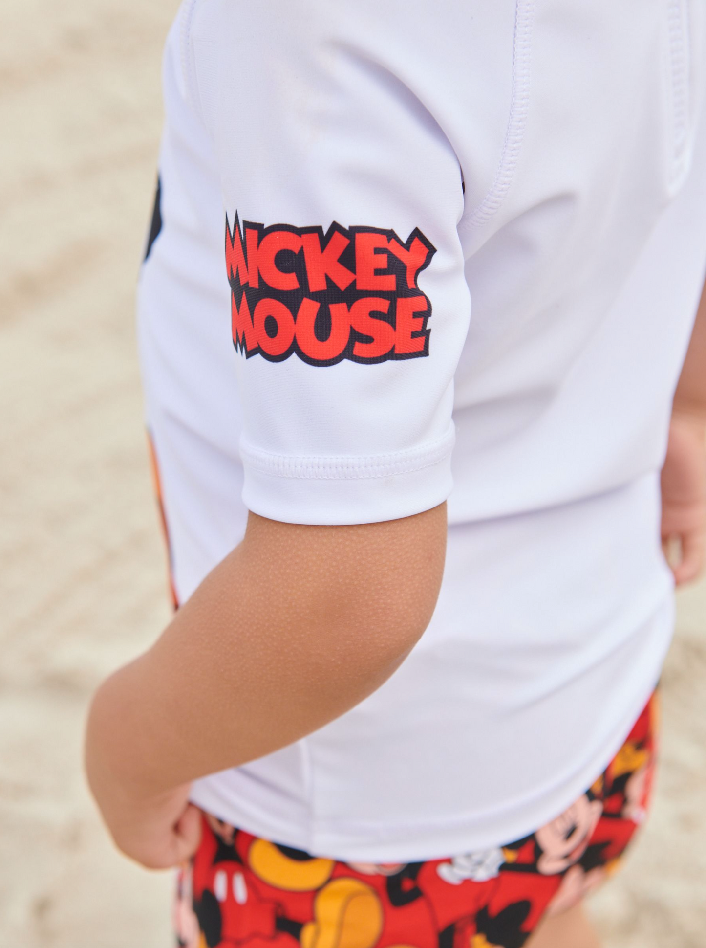 Next*Mickey 2 Piece Sunsafe Top & Shorts Swim Set