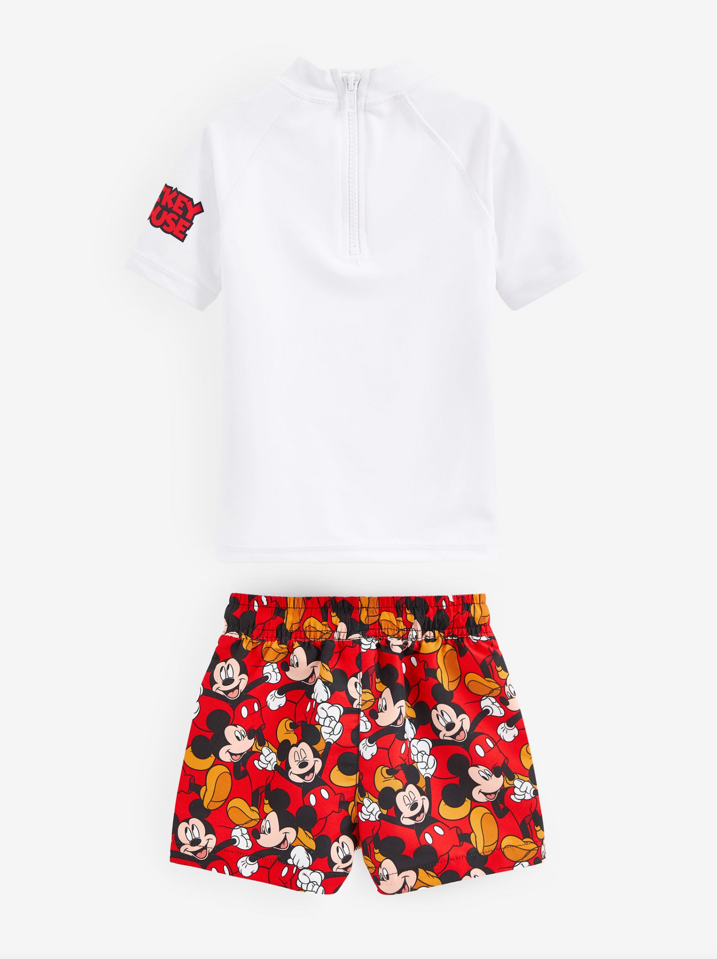 Next*Mickey 2 Piece Sunsafe Top & Shorts Swim Set