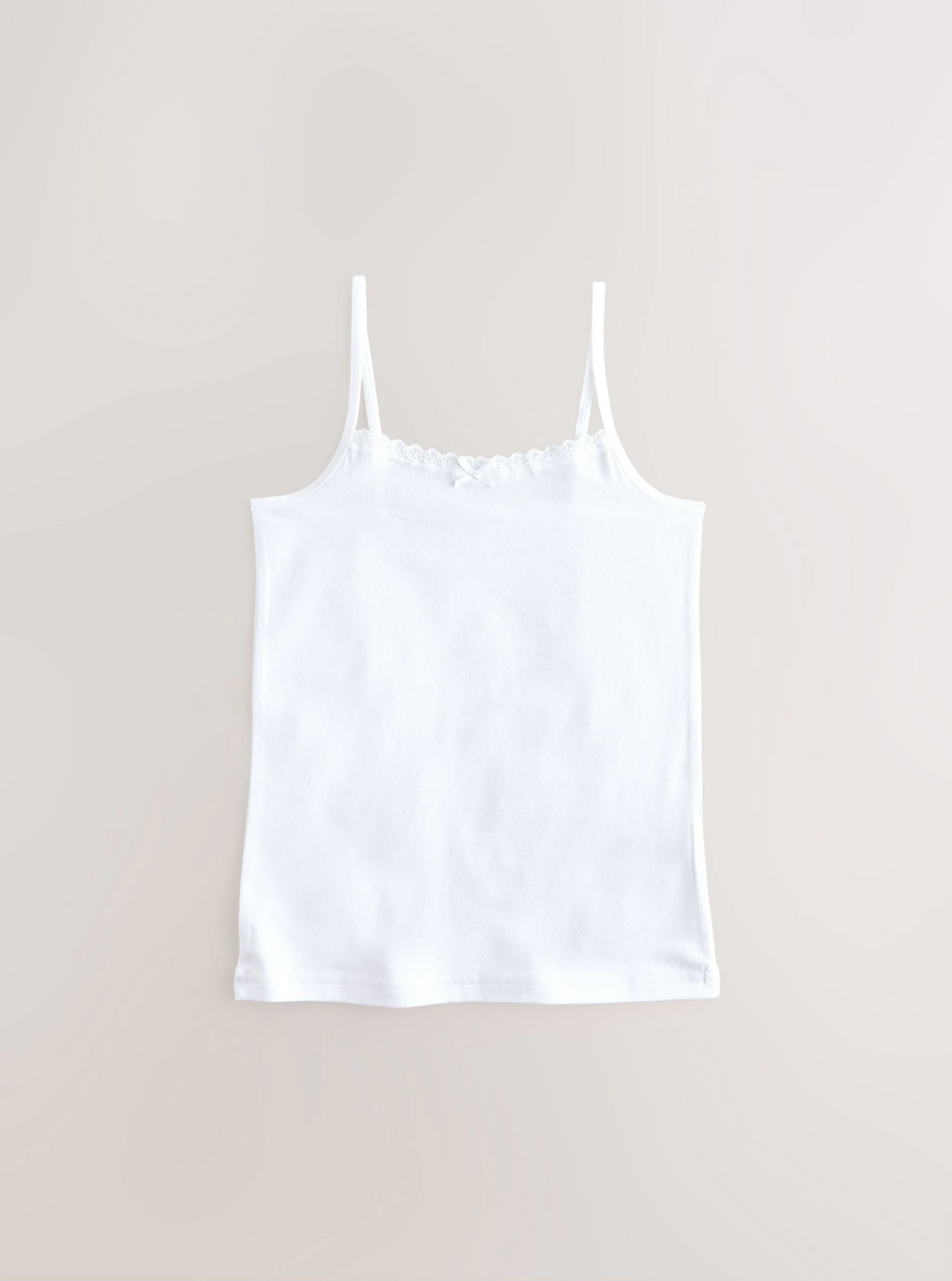 Next 5 Pack Lace Trim Cami Vests
