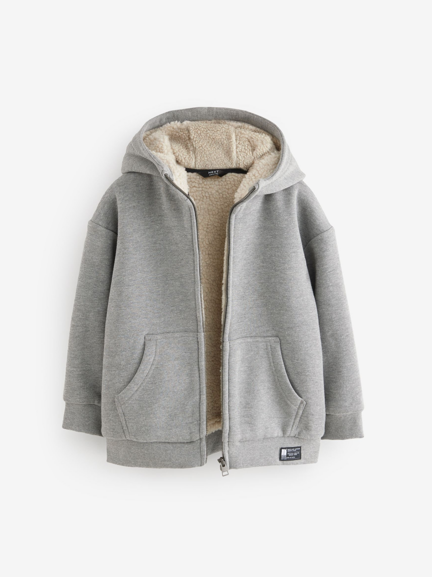 Next Charcoal Fleece Hoodie