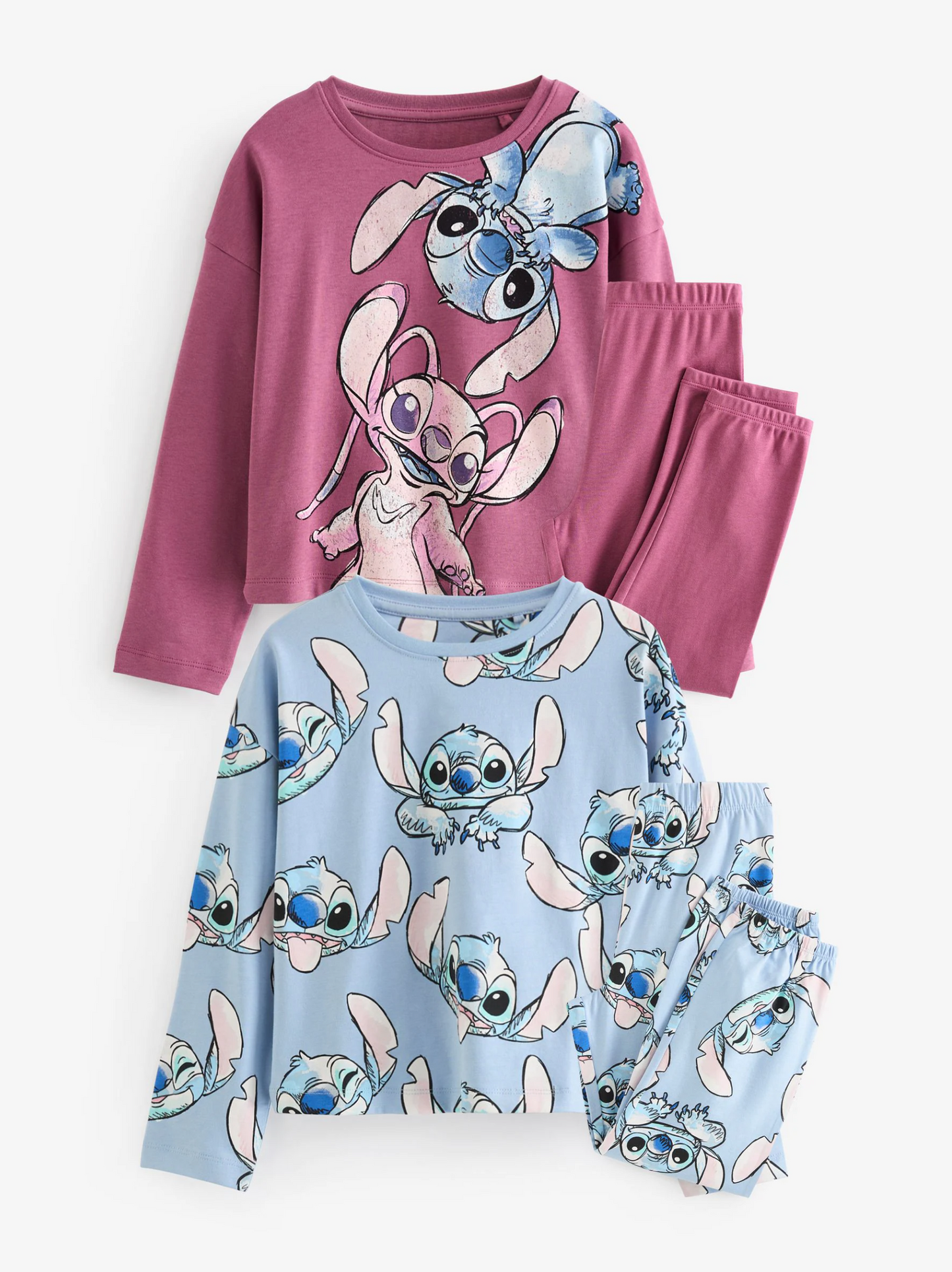 Next 2 Pack Lilo & Stitch Licensed PJ Sets