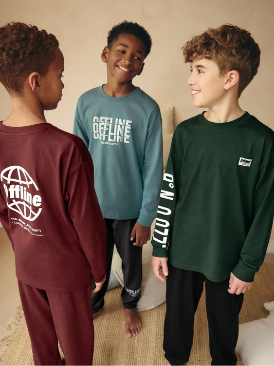 Next 3 Pack Relaxed Fit PJ Sets