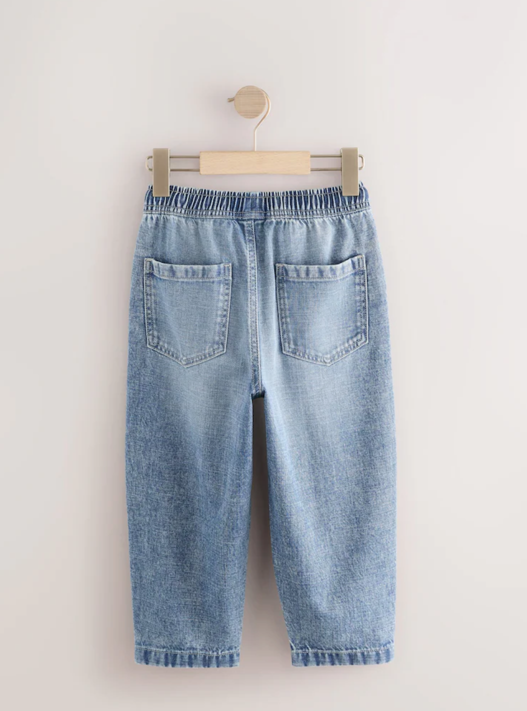 Next Loose Cotton Lightweight Pull on Jeans