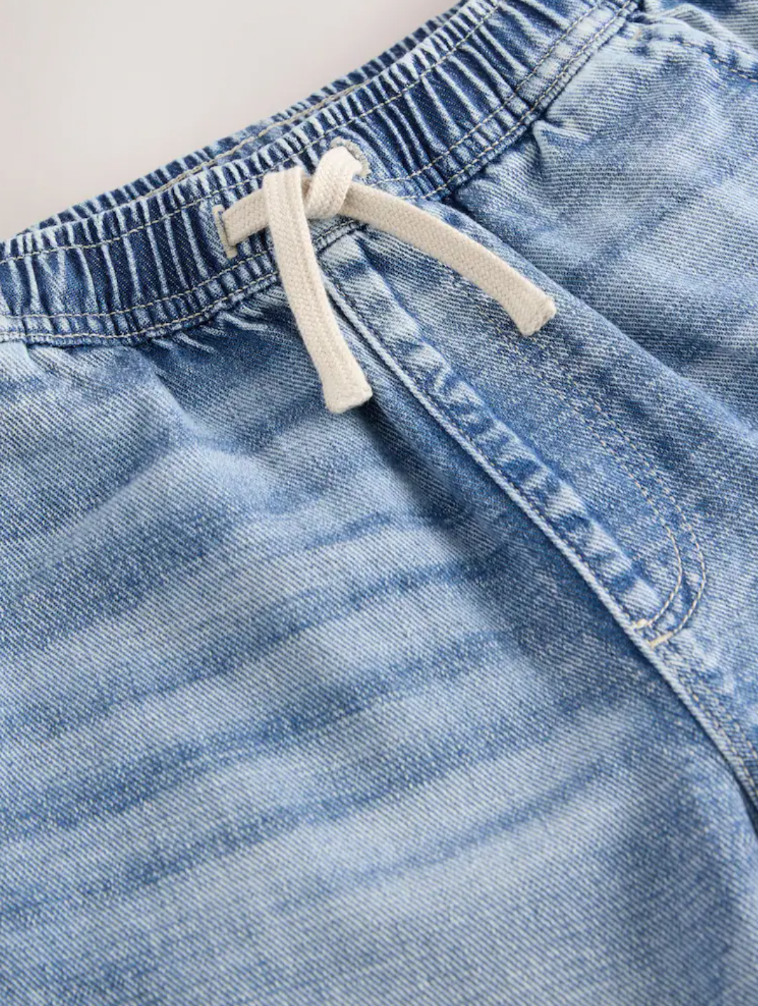 Next Loose Cotton Lightweight Pull on Jeans