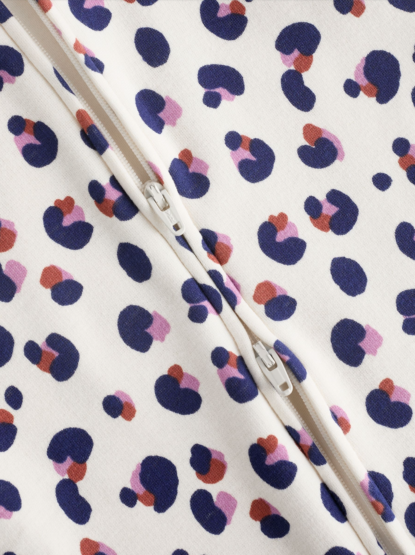 Next 2 Way Zip Fleece Lined Sleepsuit