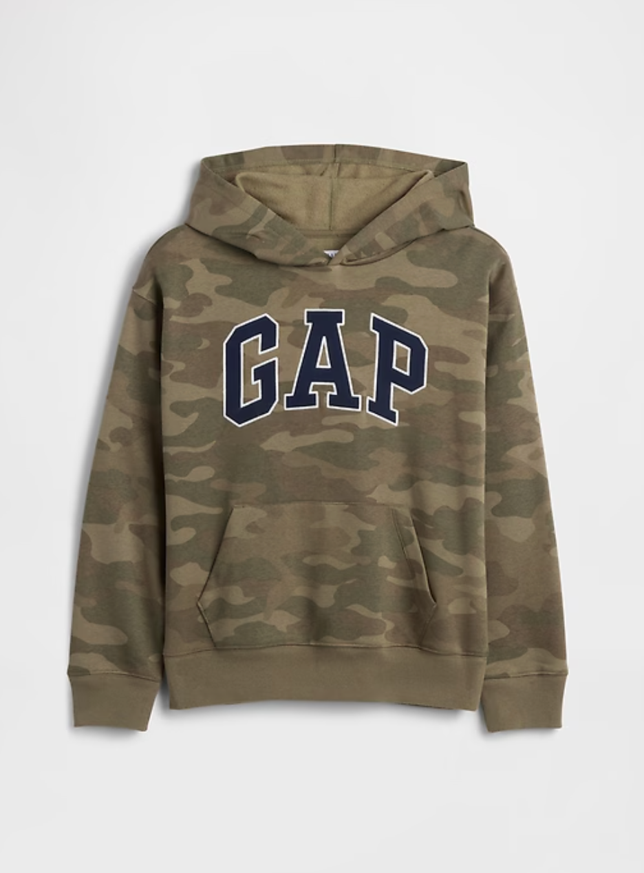 Gap Green Camo Relaxed Hoodie & Jogger Set