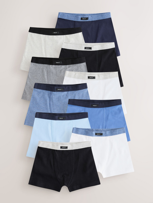 Next 10 Pack Soft Waistband Boxers