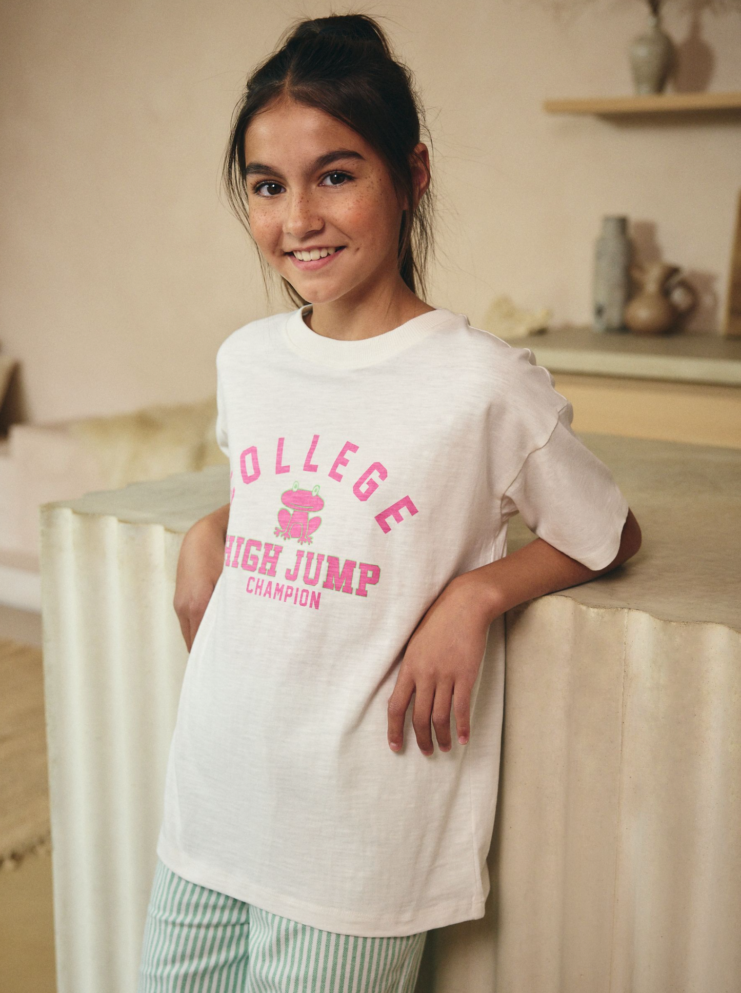 Next  Short Sleeve T-Shirt & Striped Pants Pyjamas