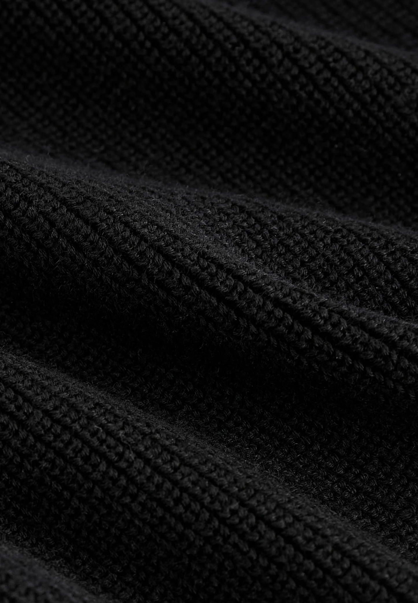 Next Knitted Black Hoodie