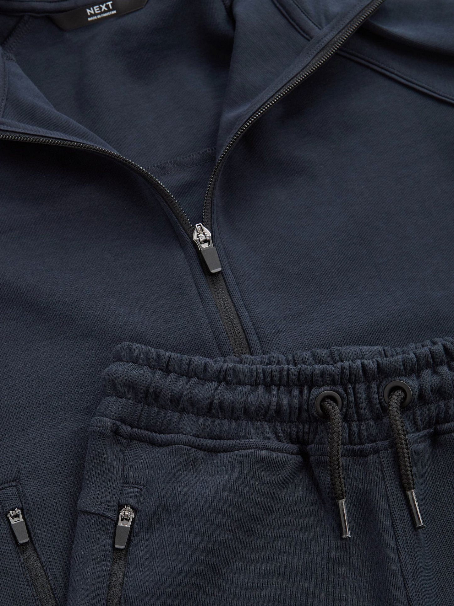 Next Navy Tech Hoodie & Jogger Set