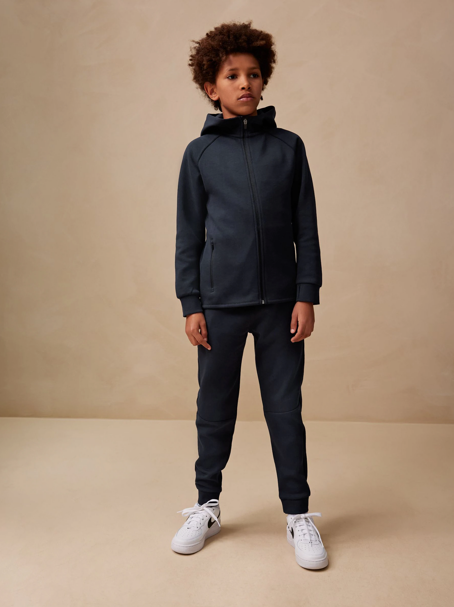 Next Navy Tech Hoodie & Jogger Set