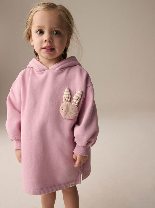Next Baby Bunny Hooded Dress