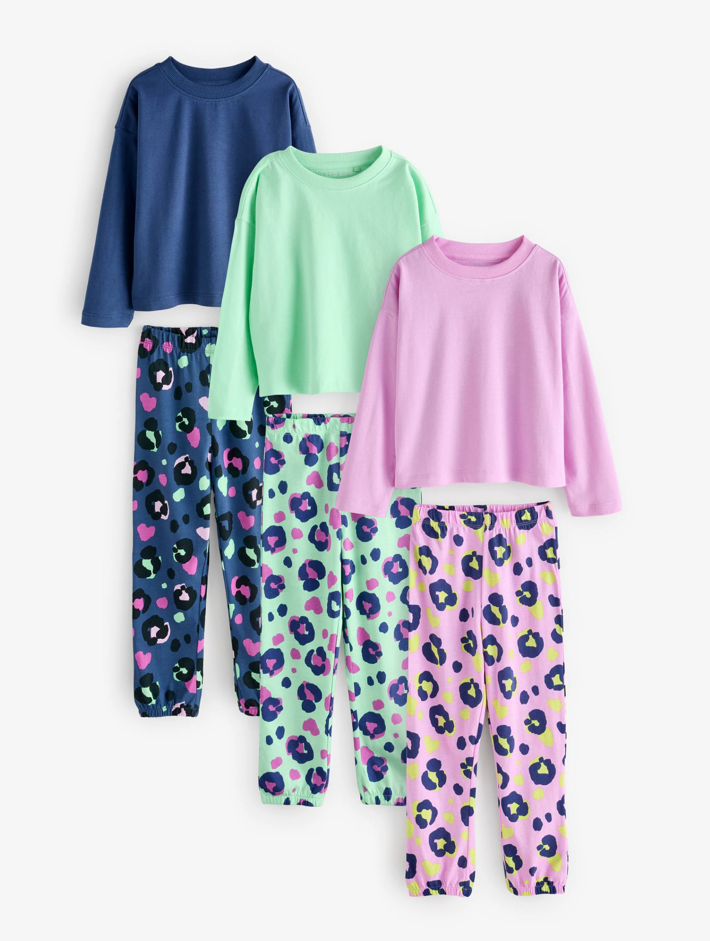 Next 3 Pack Long Sleeve Pyjama Set