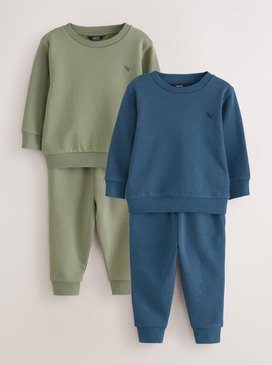 Next 2 Pack Sweat & Jogger Sets